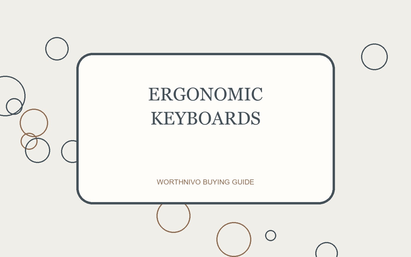 Ergonomic Keyboards buying guide image