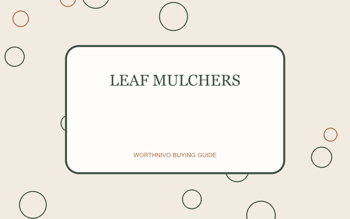 Leaf Mulchers buying guide image