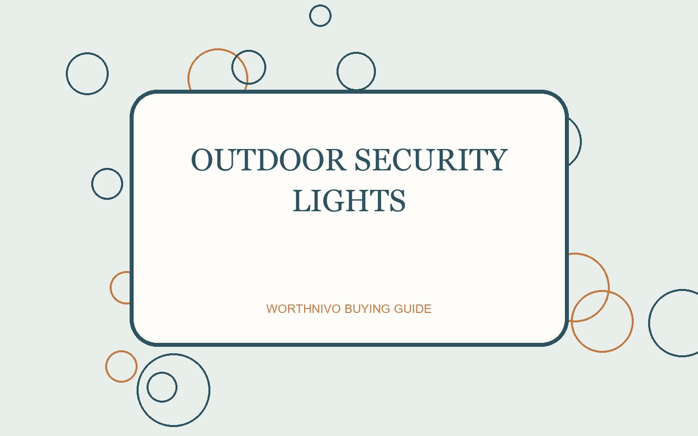 Outdoor Security Lights buying guide image