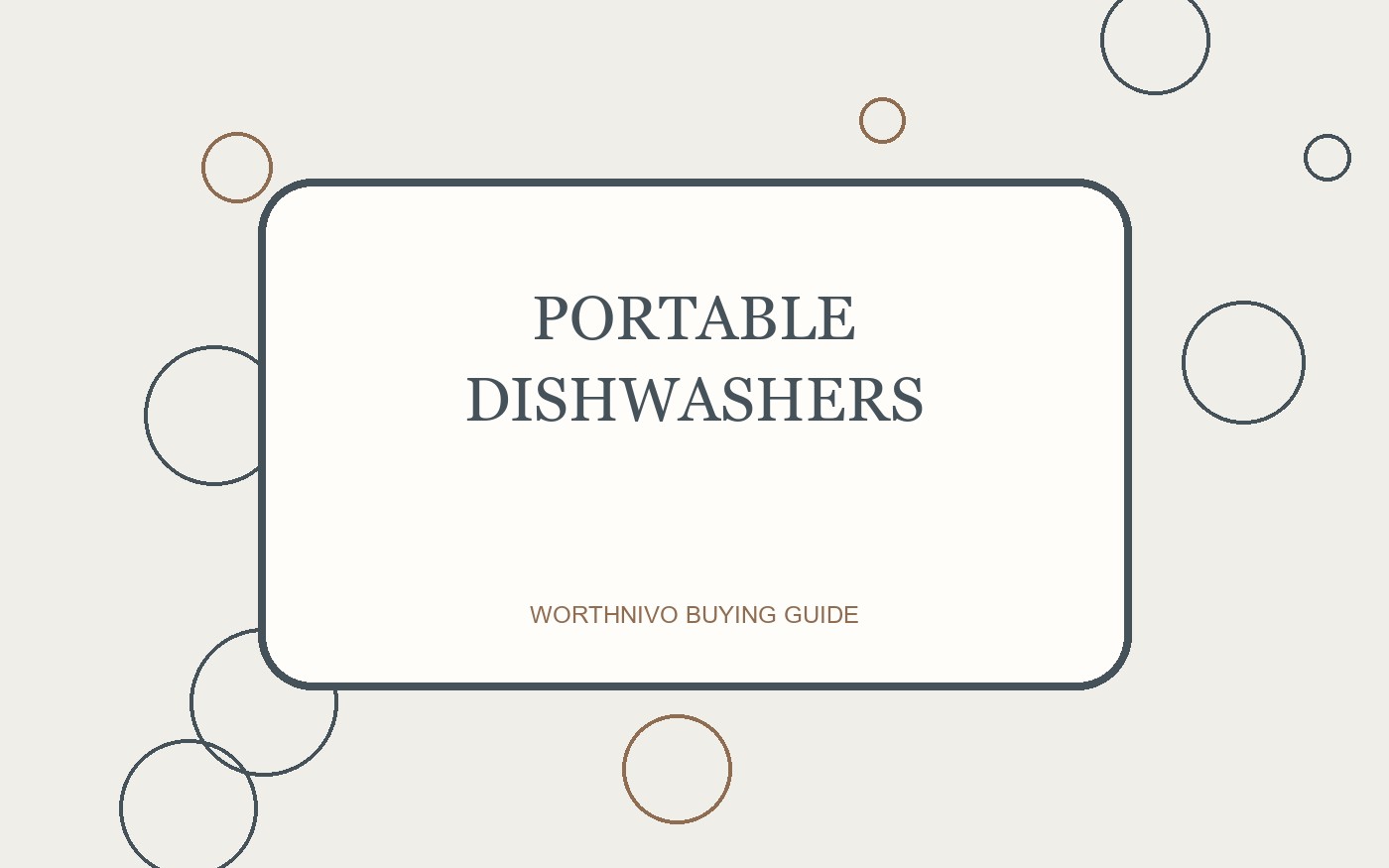 Portable Dishwashers buying guide image