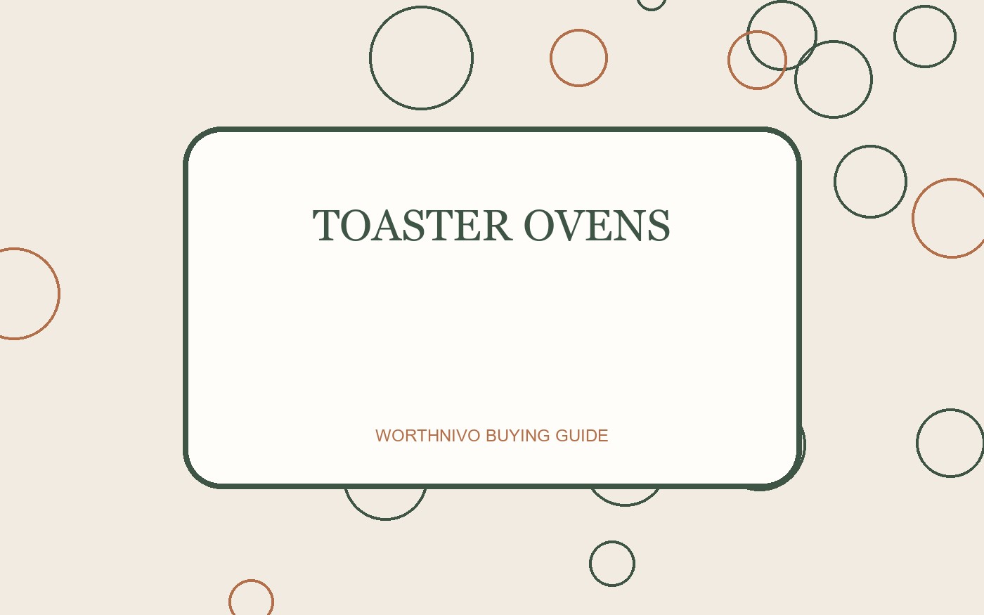 Toaster Ovens buying guide image