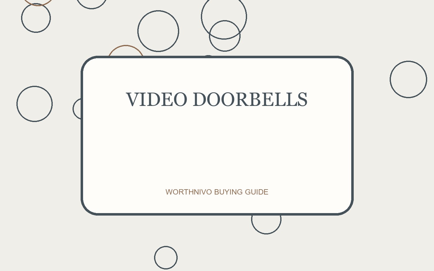 Video Doorbells buying guide image